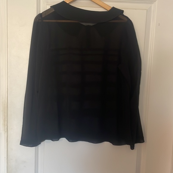 2/$30 Kenzie blouse sheer size L - Picture 3 of 3